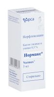 Нормакс капли глазные и ушные 0,3% 5мл 