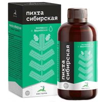Пихта Сибирская с фруктозой Вистерра экстракт жидкий для приема внутрь 300мл