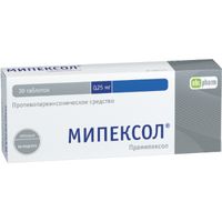 Мипексол таблетки 0,25мг 30шт