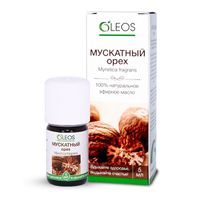 Масло эфирное мускатный орех Oleos/Олеос 5мл