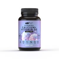 Кальций+Витамин Д3 вкус сахарной ваты, фруктов и ягод ABC Healthy Food пастилки жевательные 3г 60шт