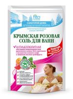 Соль для ванн крымская розовая антицеллюлитная fito косметик 500 г
