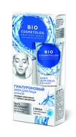 Крем для лица гиалуроновый активное омоложение и увлажнение ночной Biocosmetolog fito косметик 45мл