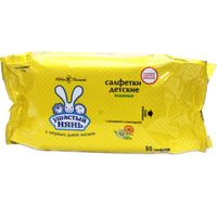 Салфетки влажные Ушастый Нянь 80шт