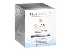 Крем ночной для восстановления упругости кожи dermedic oilage 50 г