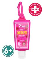 Гель для рук детский Raspberry Fruity Sanitaizer 7 Days/7 Дней 30мл миниатюра фото №2