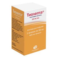 Тиолепта раствор для инфузий 12мг/мл 50мл 10шт