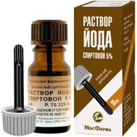Йода р-р спирт. 5% фл. 10мл