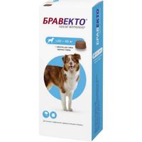 Бравекто таблетки для собак 20-40кг 1000мг 1шт