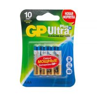 Батарейки алкалиновые 24А AАA Ultra Plus Alkaline GP/ДжиПи блистер 4шт миниатюра фото №2