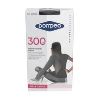 Колготки 300 den черные Cotton Pompea р.XL (5)