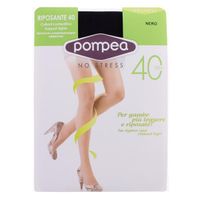 Колготки 40 den прозрачные черные Riposante Pompea р.2