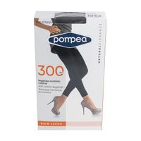 Легинсы 300 den серые Melanje Cotton Pompea (4)