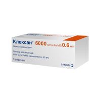 Клексан р-р д/ин. 6000анти-ХА МЕ/0,6мл 9шт