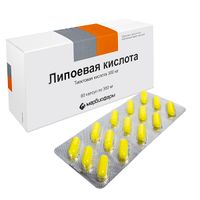 Липоевая кислота капсулы 300мг 60шт