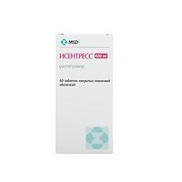 Исентресс таблетки п/о плен. 400мг 60шт