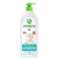 Гель для рук антибактериальный увлажнение и ультразащита Synergetic 99,9% 1л
