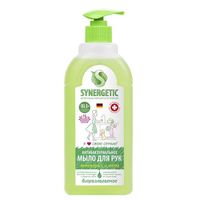 Мыло увлажняющее антизапах для мытья рук на кухне пемонграсс и мята Synergetic 0,5 л