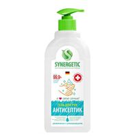 Гель для рук антибактериальное увлажнение и ультразащита Synergetic 99,9% 500мл