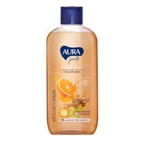 Гель для душа апельсин и имбирь Family Aura/Аура 400мл