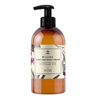 Крем парфюмированный питательный Milana hand and body cream green stalk Grass 300мл