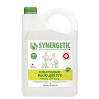 Мыло антибактериальное увлажняющее Мелисса и ромашка гипоаллергенное Synergetic 3,5 л