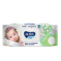 Салфетки влажные детские big-pack с крышкой Aura/Аура  60шт