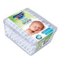 Ватные палочки с ограничителем Солнце и луна eco 60шт