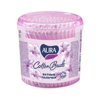 Палочки ватные стакан Aura/Аура 200шт