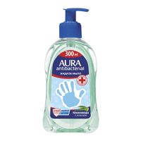 Мыло жидкое для всей семьи с антибактериальным эффектом алоэ вера Aura/Аура 300мл