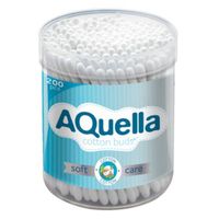 Ватные палочки стакан круглый Aquella 200шт