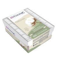 Ватные палочки Naturals Organic Cotton картон Cleanic 200шт