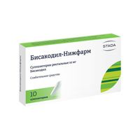Бисакодил-Нижфарм суппозитории ректальные 10мг 10шт миниатюра фото №4