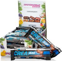 Батончик с креатином кокос в темной глазури Crea Bar Ironman 50г 12шт