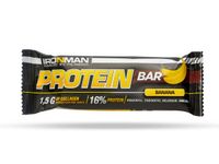 Батончик протеиновый с коллагеном банан в темной глазури Protein Bar Ironman 50г 12шт