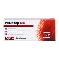 Римекор МВ таблетки п.п.о. пролонг действия 35мг 60шт