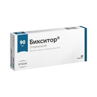 Бикситор таблетки п/о плен. 90мг 10шт миниатюра фото №3