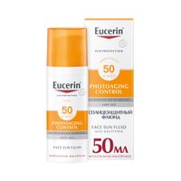 Флюид солнцезащитный для лица SPF50+ Photoaging Control Eucerin/Эуцерин 50мл (87934)