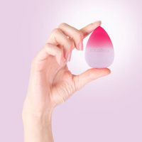 Спонж косметический для макияжа, меняющий цвет Purple-pink Solomeya  миниатюра фото №4