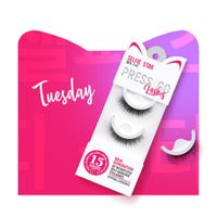 Ресницы самоклеящиеся накладные Press&Go Tuesday T5 Selfie Star миниатюра фото №6