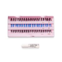 Накладные пучки Foxy Lashes, черные-голубые, длина короткая/очень короткая Selfie Star 57шт миниатюра фото №3