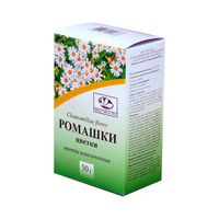 Ромашки цветки измельчённые пакет 50г