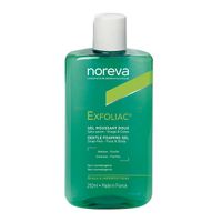 Гель для лица мягкий очищающий Exfoliac Noreva 250мл