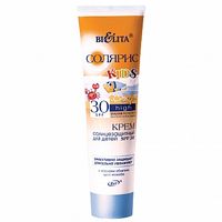 Крем солнцезащитный для детей SPF 30 с маслом облепихи Солярис Белита 100 мл