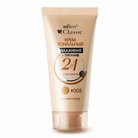 Крем тональный Увлажнение+питание 2в1 тон 003 легкий загар classic Белита 30 мл