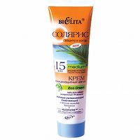 Крем солнцезащитный Солярис SPF15 Eco Green увлажняющий Солярис Белита 100 мл