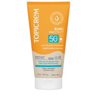 Молочко солнцезащитное увлажняющее SPF50+ Sun Protect Topicrem/Топикрем туба 50мл