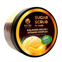 Сахарный скраб для тела дыня калахари+витаминный комплекс We're we care 250мл миниатюра фото №5