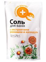 Соль для ванн с экстрактом ромашки и календулы Домашний Доктор 500г