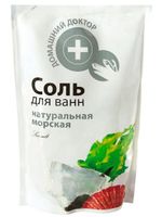 Соль для ванн морская натуральная Домашний Доктор 500г